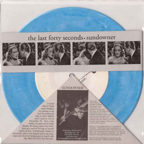 THE LAST FORTY SECONDS - The Last Forty Seconds / Sundowner cover 