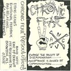 CHRONIC FEAR Resolutions album cover