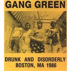 GANG GREEN Drunk And Disorderly album cover