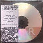 NOVEMBER COMING FIRE Live Recordings album cover