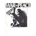 PSYCHO SIN War Or Peace album cover