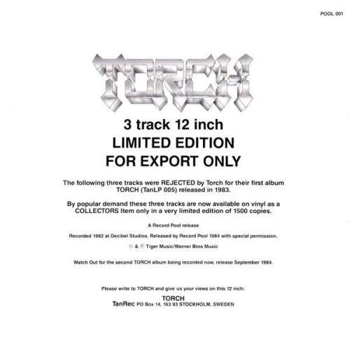 TORCH (SWEDEN) - 3 Track 12 Inch cover 