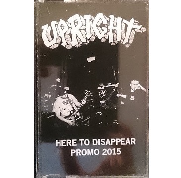 UPRIGHT - Here To Disappear Promo 2015 cover 