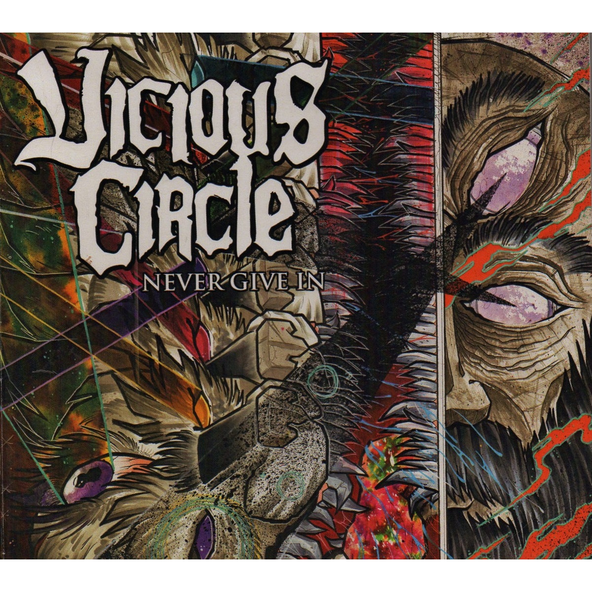 VICIOUS CIRCLE - Never Give In cover 