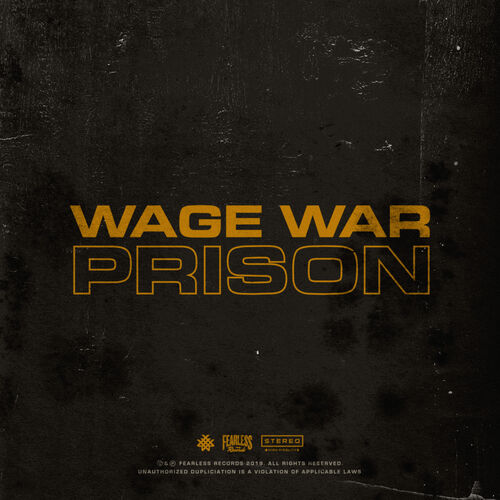 WAGE WAR - Prison cover 