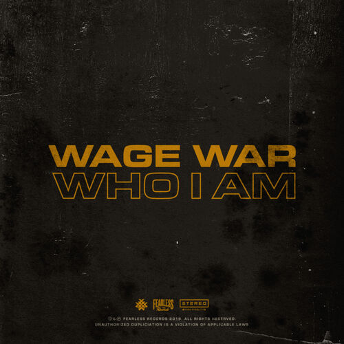 WAGE WAR - Who I Am cover 