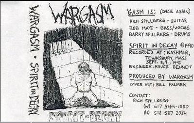 WARGASM - Spirit in Decay cover 