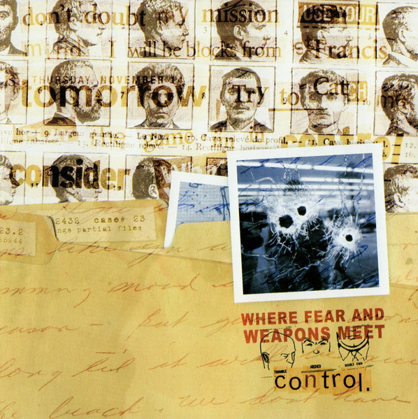 WHERE FEAR AND WEAPONS MEET - Control cover 