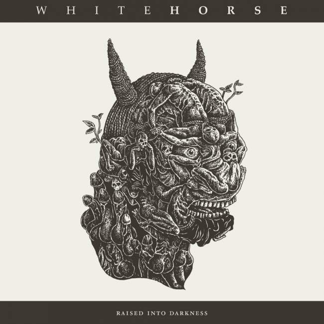 WHITEHORSE - Raised Into Darkness cover 