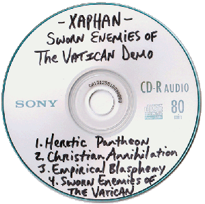 XAPHAN (FL) - Sworn Enemies Of The Vatican cover 